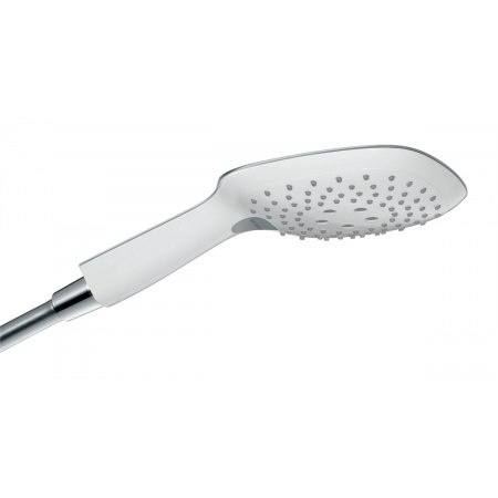 Hansgrohe Raindance Select E 150 3jet Słuchawka prysznicowa 15 cm, biały/chrom 26550400 Hansgrohe Raindance Select E 150 3jet Słuchawka prysznicowa 15 cm, biały/chrom 26550400