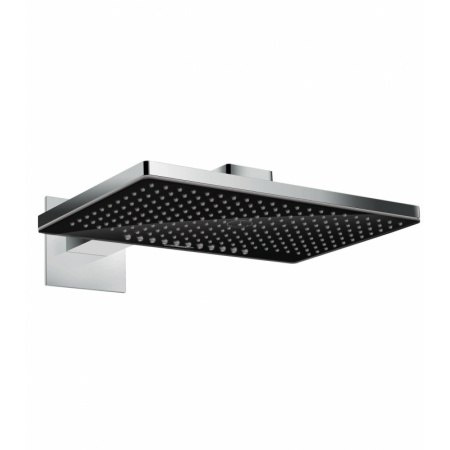 Hansgrohe Rainmaker Select Deszczownica ścienna z ramieniem prysznicowym 46x30x6,2 cm, chrom/czarna 24005600