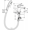 Hansgrohe Talis E bateria bidetowa 71729000