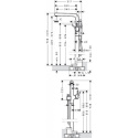 Hansgrohe Talis S bateria wannowa podłogowa 72412000